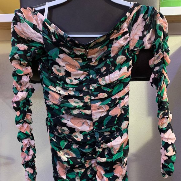 Rachel Zoe Louanne Off-The-Shoulder Ruched Dress - Picture 8 of 8